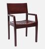 Raviso Teak Wood Arm Chair In Brown Colour (Set of 2)