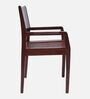 Raviso Teak Wood Arm Chair In Brown Colour (Set of 2)
