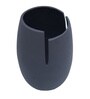 Raw Grey Metal Vase