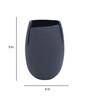 Raw Grey Metal Vase