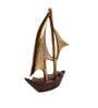 Raw Matt Gold Aluminium Handcrafted Nautical Sailing Boat