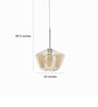 Ray Gold Metal Hanging Light