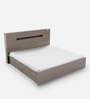 Ray King Size Bed with Hydraulic Storage in Brown Finish