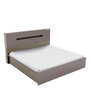 Ray Queen Size Bed in Brown Finish with Hydraulic Storage