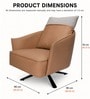 Raymande chair In Brown Colour Raymande chair In Brown Colour