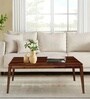Rayven Sheesham Wood Coffee Table In Walnut Finish