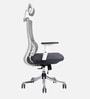 Razor Breathable Mesh Ergonomic Chair in White & Grey Colour