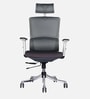 Razor Breathable Mesh Ergonomic Chair in White & Grey Colour