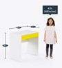 Razzmatazz Kids Study Table in White Colour