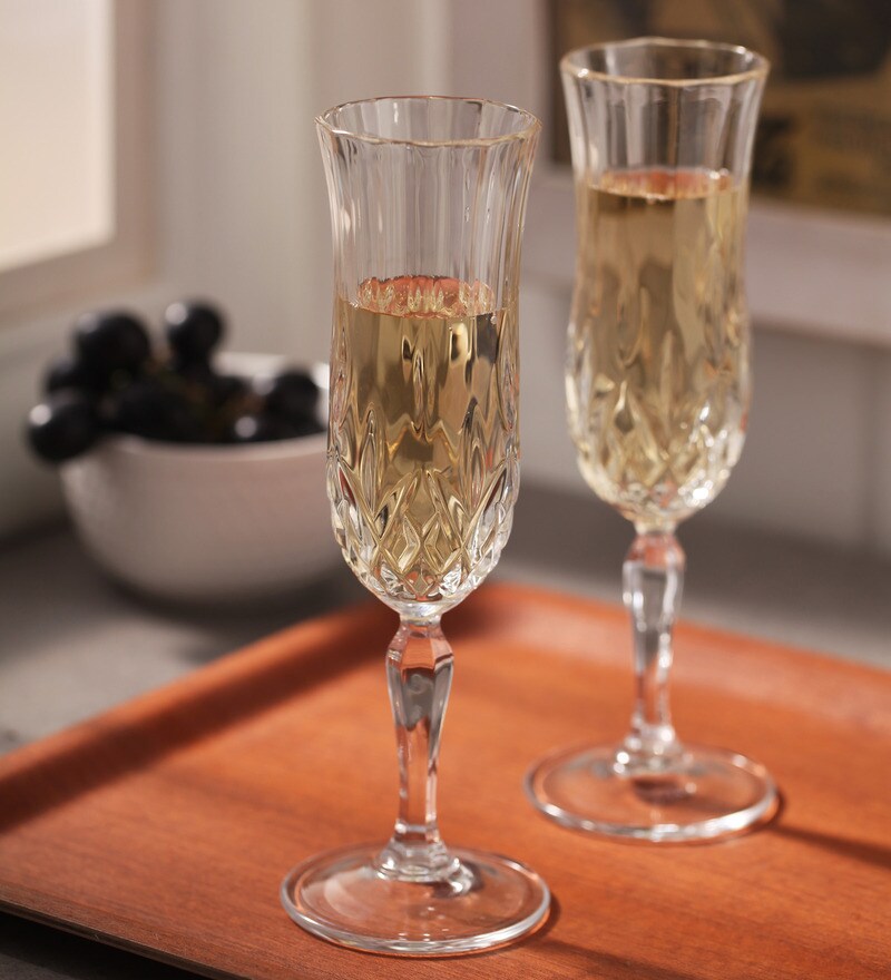 Buy RCR Opera Calice Champagne Flute 30 ML Wine Glass Set of 6 Online