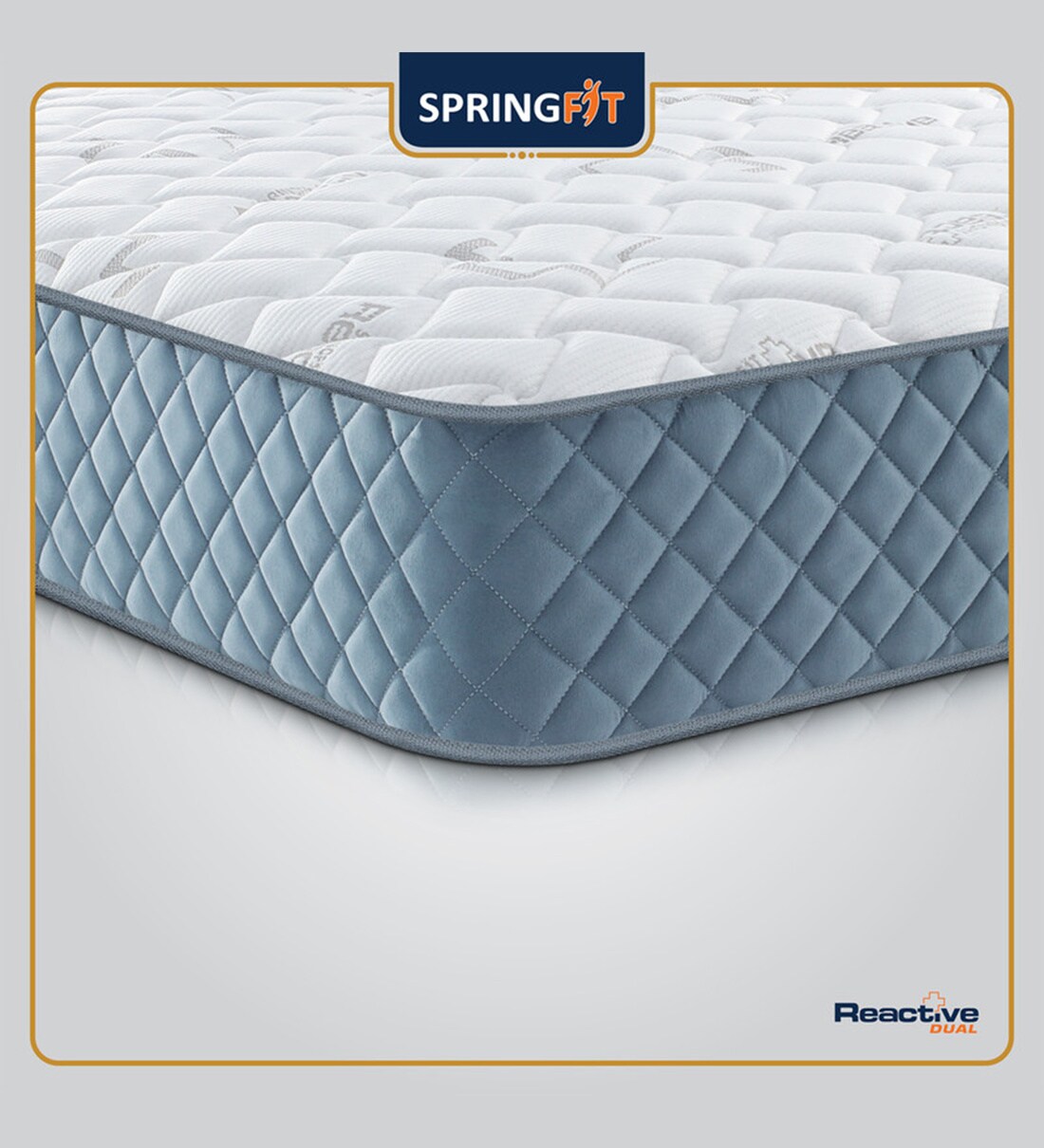 Buy Reactiv Dual 5 Inch HR Foam Reversible Single Size Mattress By Springfit Online Single