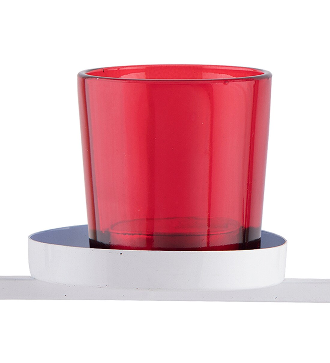 Buy White Metal Wall Candle Holder by Homesake Online Wall Tea Light