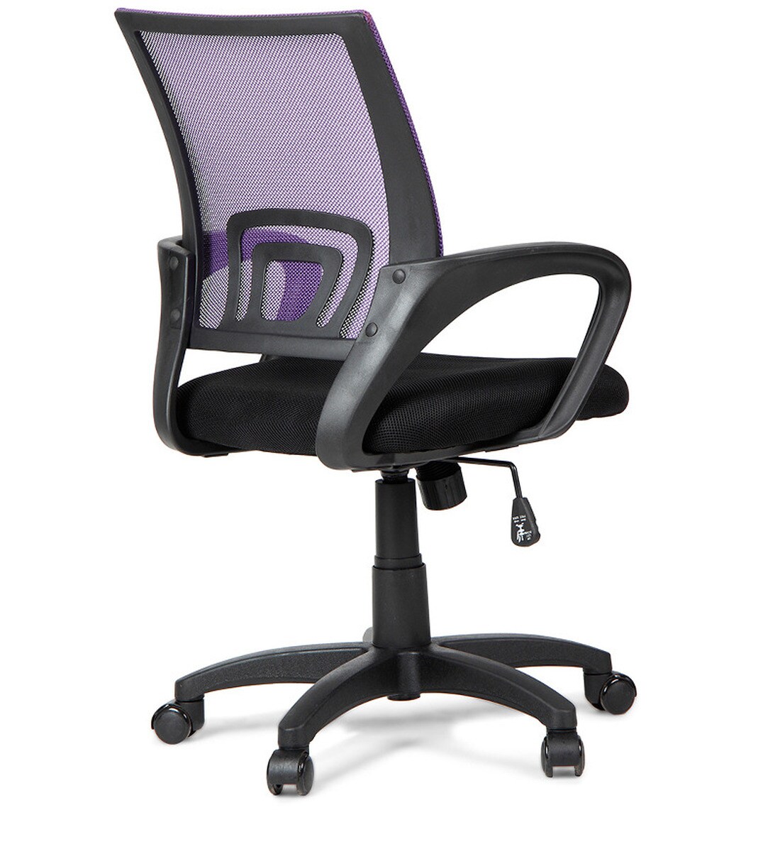 Buy Regus Ergonomic Chair in Purple Colour By Hometown Online Mid