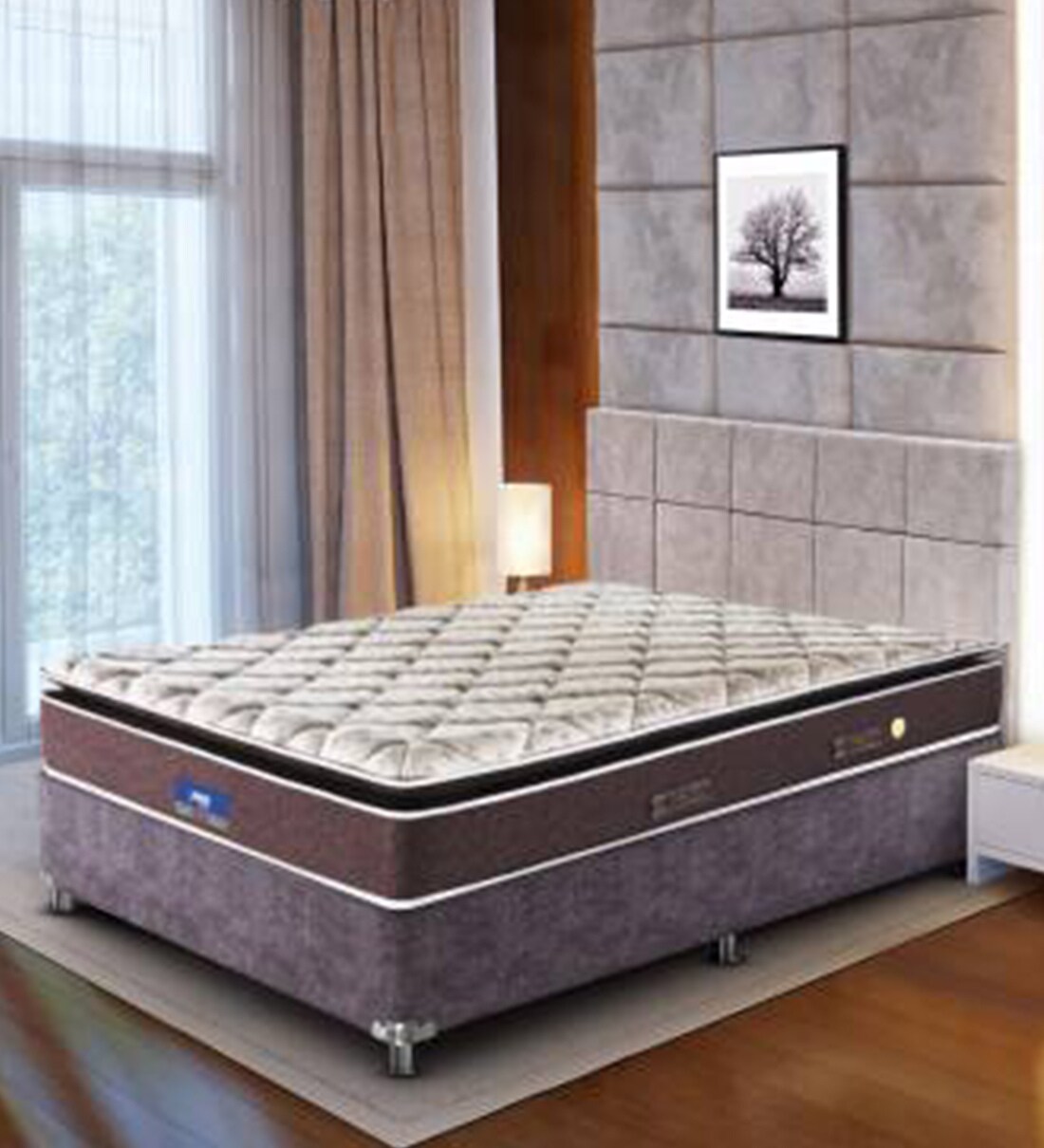 Buy Restonic Sanibel Bonnell Spring 6 Inch Queen Size Mattress by PEPS