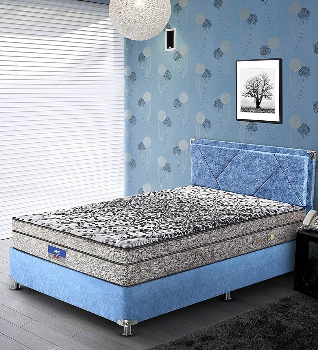 Buy Restonic Sanibel 6 Inch Bonnell Spring Queen Size Mattress By Peps