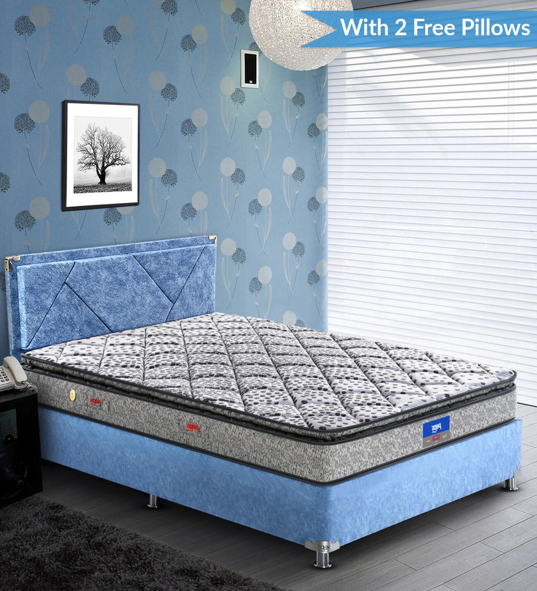 Pillow top flippable on sale mattress