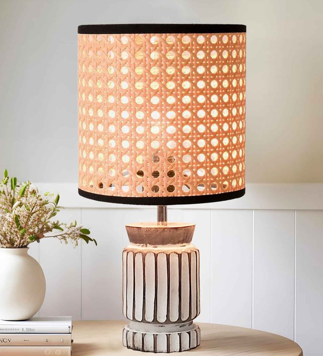 Buy Retro Farmhouse Table Lamp for Living Room Bedroom Rustic