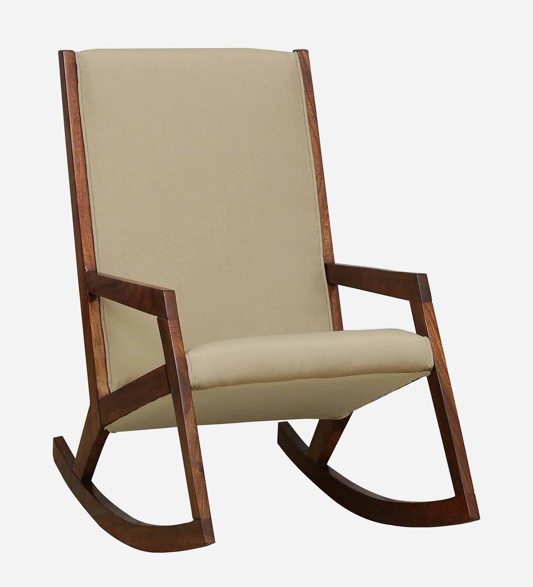 Buy Rezzan Sheesham Wood Rocking Chair in Scratch Resistant Honey