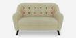 Rebecca Velvet 2 Seater Sofa in Beige Colour