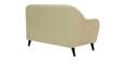Rebecca Velvet 2 Seater Sofa in Beige Colour