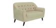 Rebecca Velvet 2 Seater Sofa in Beige Colour