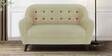 Rebecca Velvet 2 Seater Sofa in Beige Colour
