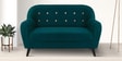 Rebecca Velvet 2 Seater Sofa in Green Colour