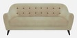 Rebecca Velvet 3 Seater Sofa in Beige Colour