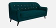 Rebecca Velvet 3 Seater Sofa in Green Colour