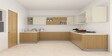 Reed U Shaped Modular Kitchen Designed in BWR Ply