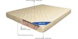 Regal Foam Mattress in Light Cream & Pink Colour