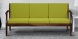 Regan Sheesham Wood 3 Seater Sofa in Rustic Teak Finish