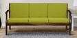 Regan Sheesham Wood 3 Seater Sofa in Rustic Teak Finish