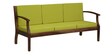 Regan Sheesham Wood 3 Seater Sofa in Rustic Teak Finish