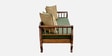 Regency 3 Seater Sofa In Light Walnut