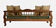 Regency 3 Seater Sofa In Light Walnut