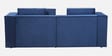 Regenta Velvet Fabric 3 Seater Sofa in Royal Blue Color