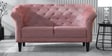 Ercilia Fabric 2 Seater Sofa In Blush Colour