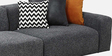 Relax Fabric 3 Seater Sofa in Dark Grey Colour