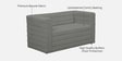 Remona Boucle Fabric 2 Seater Sofa in  Grey Colour