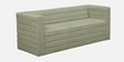 Remona Boucle Fabric 3 Seater Sofa in Lunar Grey Colour