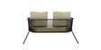 Rena Wicker 2+1 Seater Sofa with Table In Beige Colour