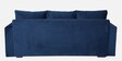 Reno Velvet Pull-Out Sofa Cum Bed in Royal Blue Colour with Storage