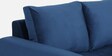 Reno Velvet Pull-Out Sofa Cum Bed in Royal Blue Colour with Storage