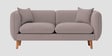 Reva Fabric 2 Seater Sofa in Almond Beige Colour