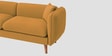 Reva Fabric 2 Seater Sofa in Corn Yellow Colour