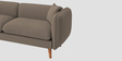 Reva Fabric 2 Seater Sofa in Hazel Beige Colour