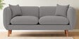 Reva Fabric 2 Seater Sofa in Silver Grey Colour