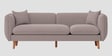 Reva Fabric 3 Seater Sofa in Almond Beige Colour