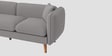 Reva Fabric 3 Seater Sofa in Silver Grey Colour